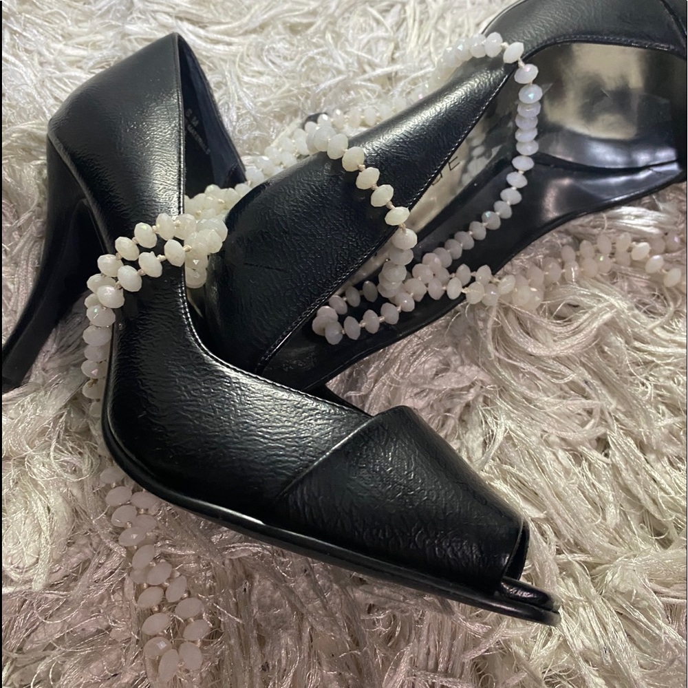 Rampage open toe pump